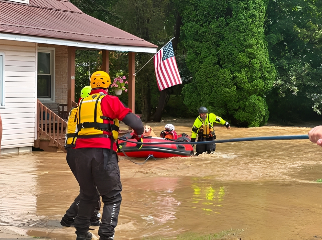 Deadly Flooding Sweeps Northeastern U.S., Child Dies as Rescues Continue
