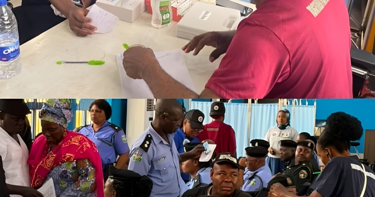 Alimosho General Hospital Holds Medical Outreach for Police Officers in Lagos.