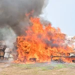NDLEA Destroys Over 329,000kg of Illicit Drugs Seized Across Lagos.