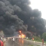 Two Lives Lost as Tanker Explodes in Anambra