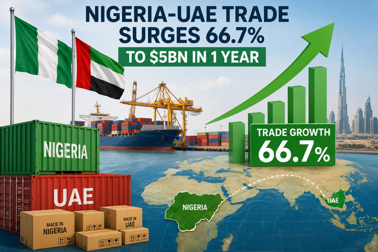 Nigeria UAE Trade Climbs 66.7% to $5 Billion as Economic Ties Deepen