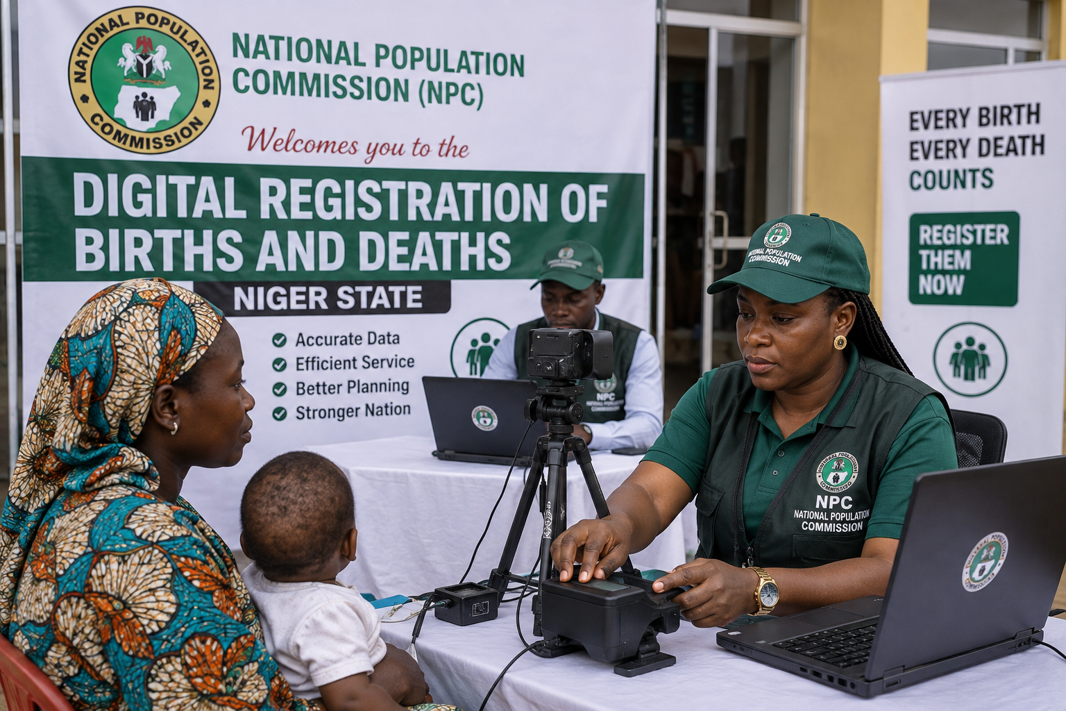 NPC Launches Digital Birth, Death Registration in Niger State