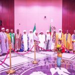 Governor Fintiri Meets Adamawa Emirs, Chiefs Behind Closed Doors.