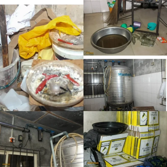 Police Seal Fake Alcohol Factory, Arrest 48-Year-Old Suspect in Lagos