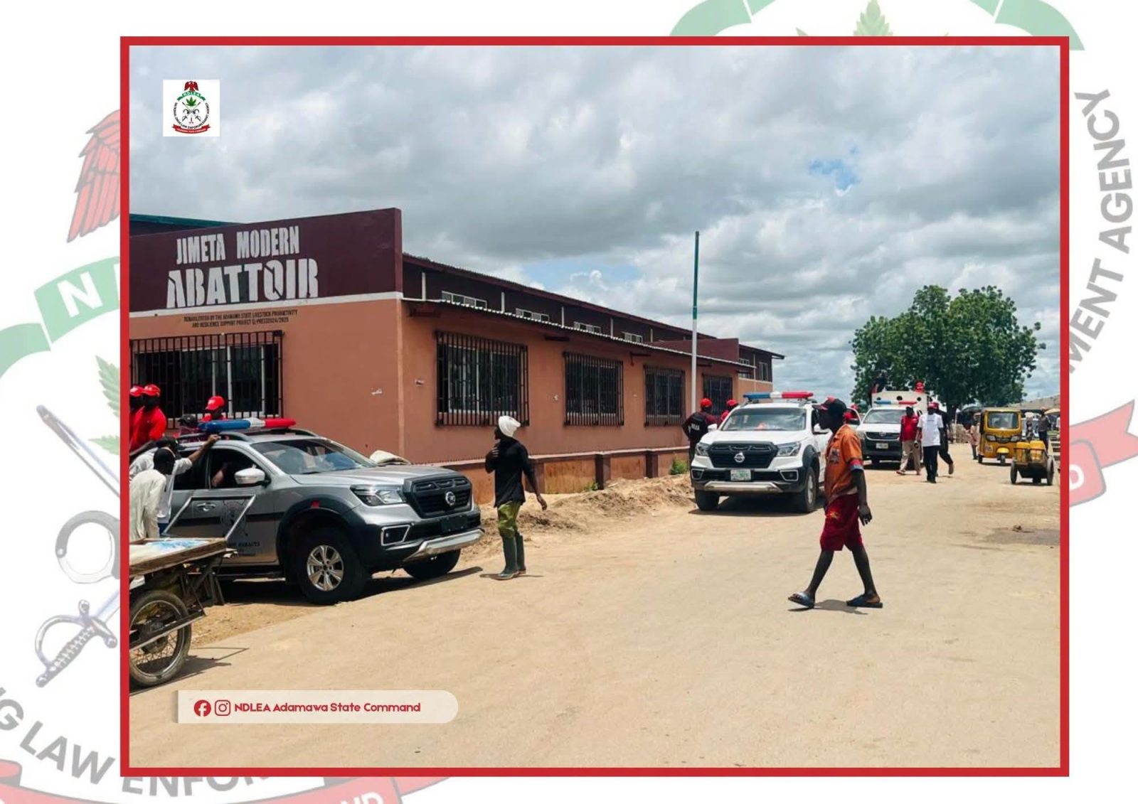 NDLEA Raids Jimeta Modern Abattoir in Adamawa