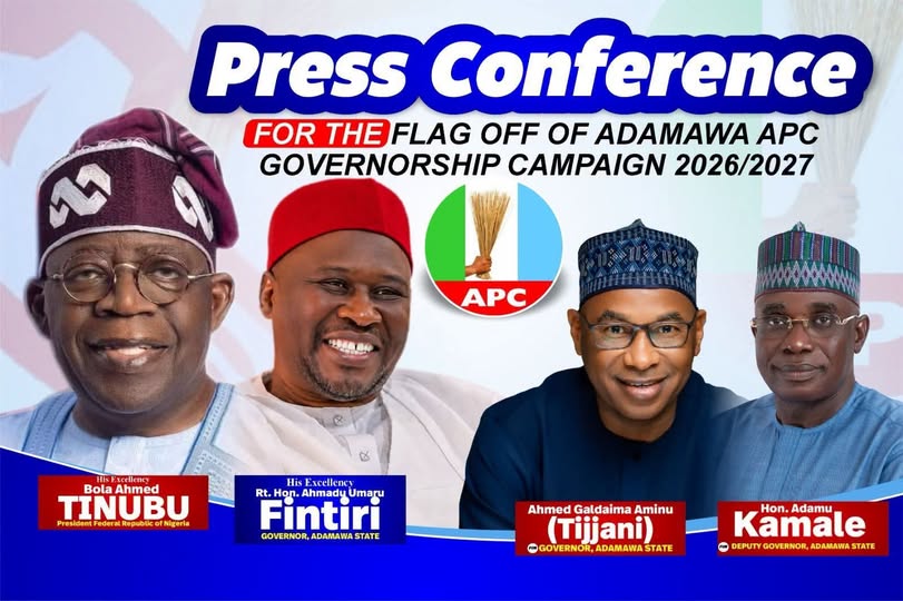 APC Candidate Ahmed Galadima to Flag Off 2027 Governorship Campaign in Yola.